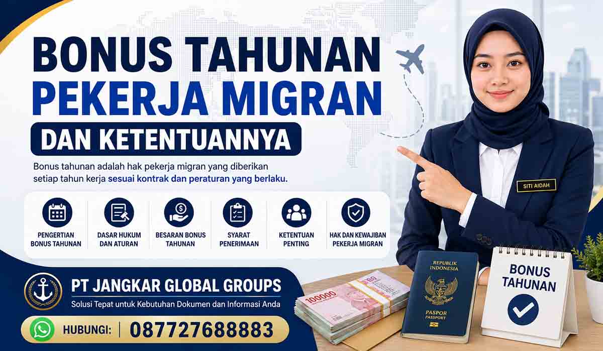 Bonus Tahunan Pekerja Migran dan Ketentuannya