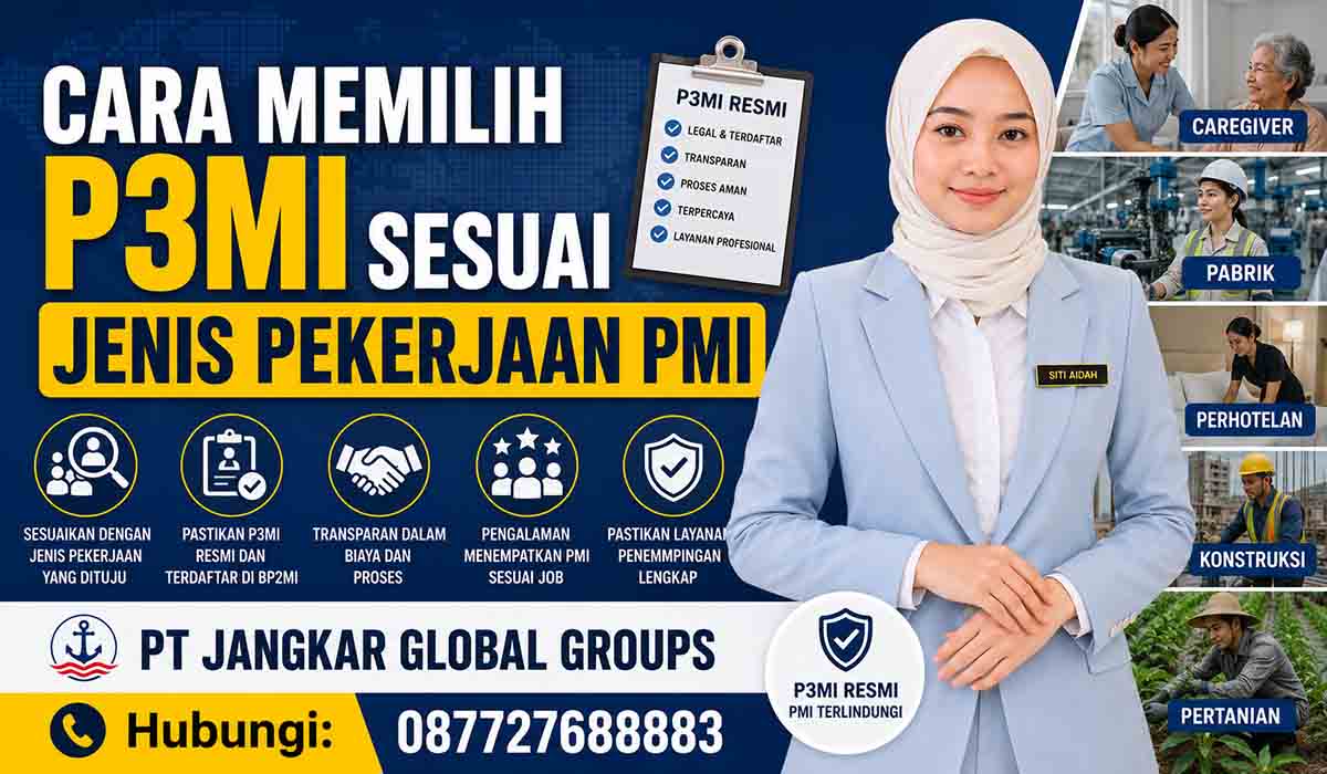 Cara Memilih P3MI Sesuai Jenis Pekerjaan PMI
