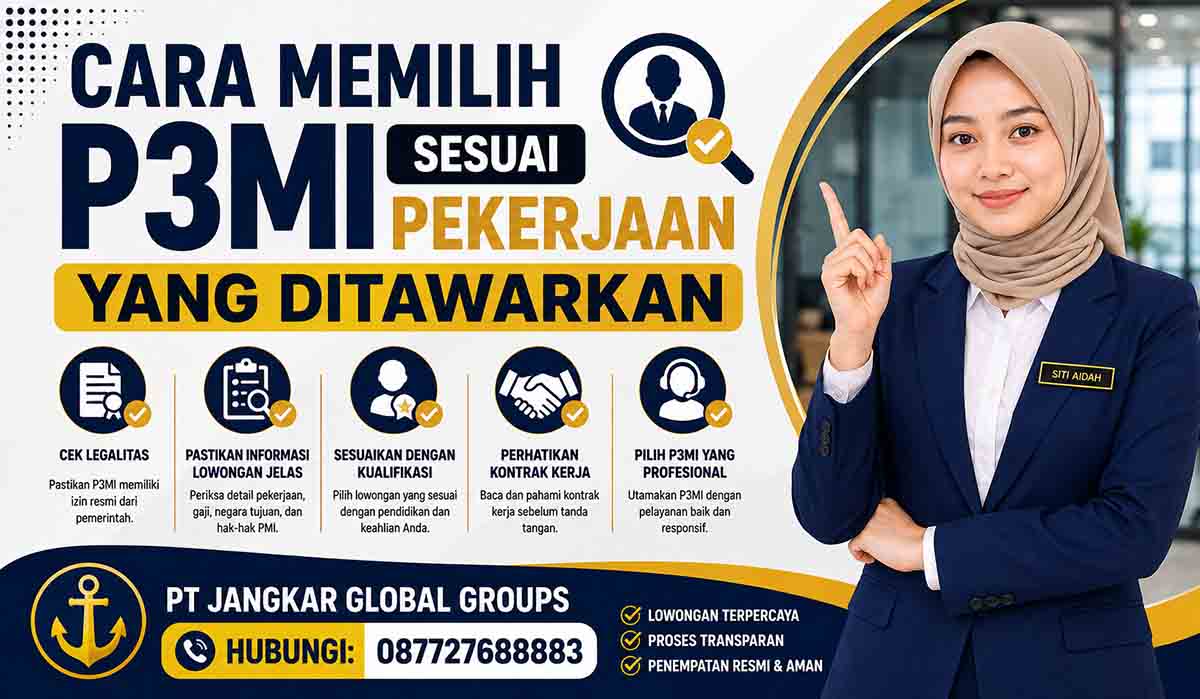 Cara Memilih P3MI Sesuai Pekerjaan yang Ditawarkan