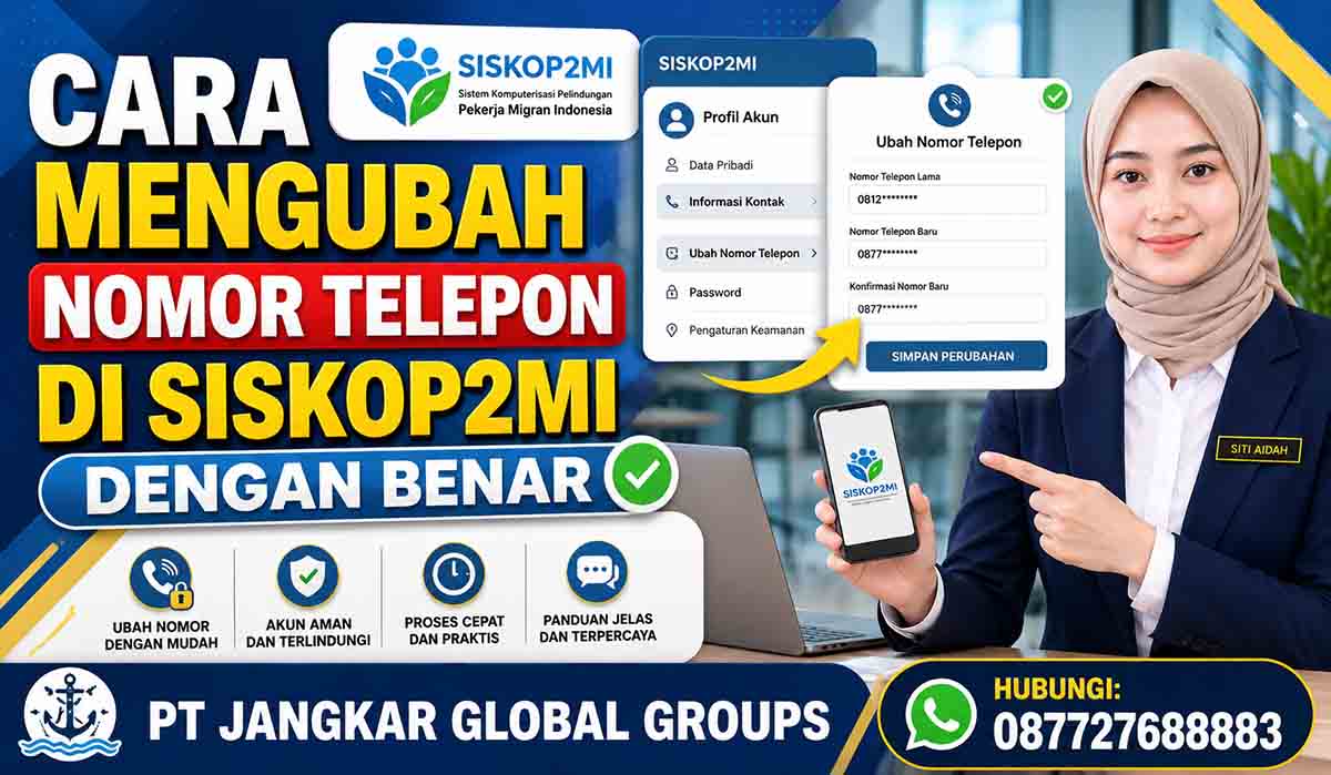 Cara Mengubah Nomor Telepon di SISKOP2MI dengan Benar
