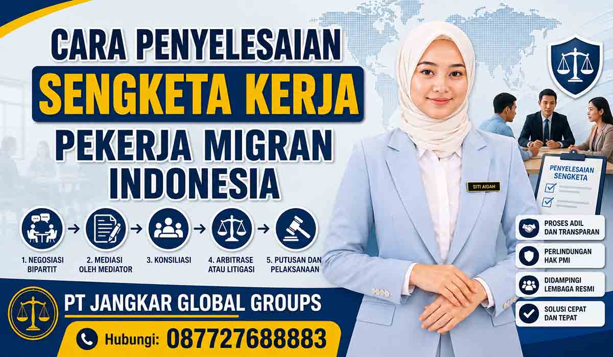Cara Penyelesaian Sengketa Kerja Pekerja Migran Indonesia