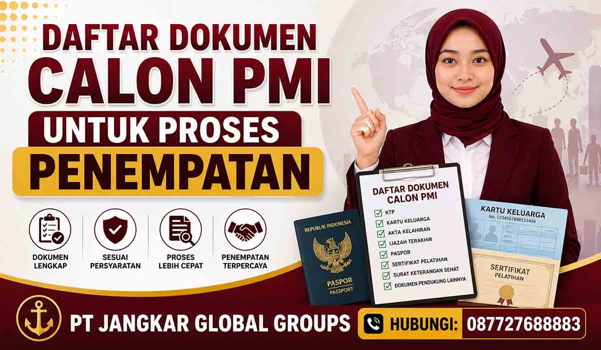 Daftar Dokumen Calon PMI untuk Proses Penempatan