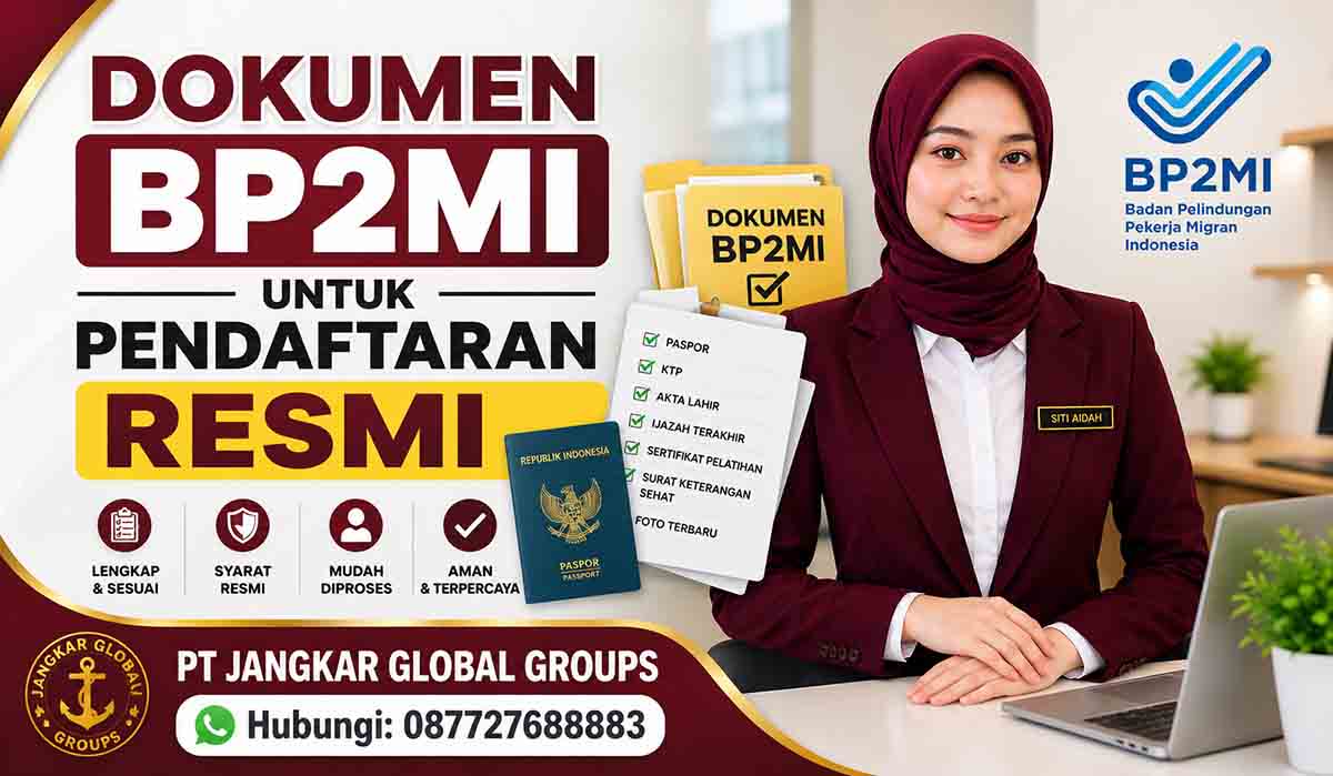 Dokumen BP2MI untuk Pendaftaran Resmi