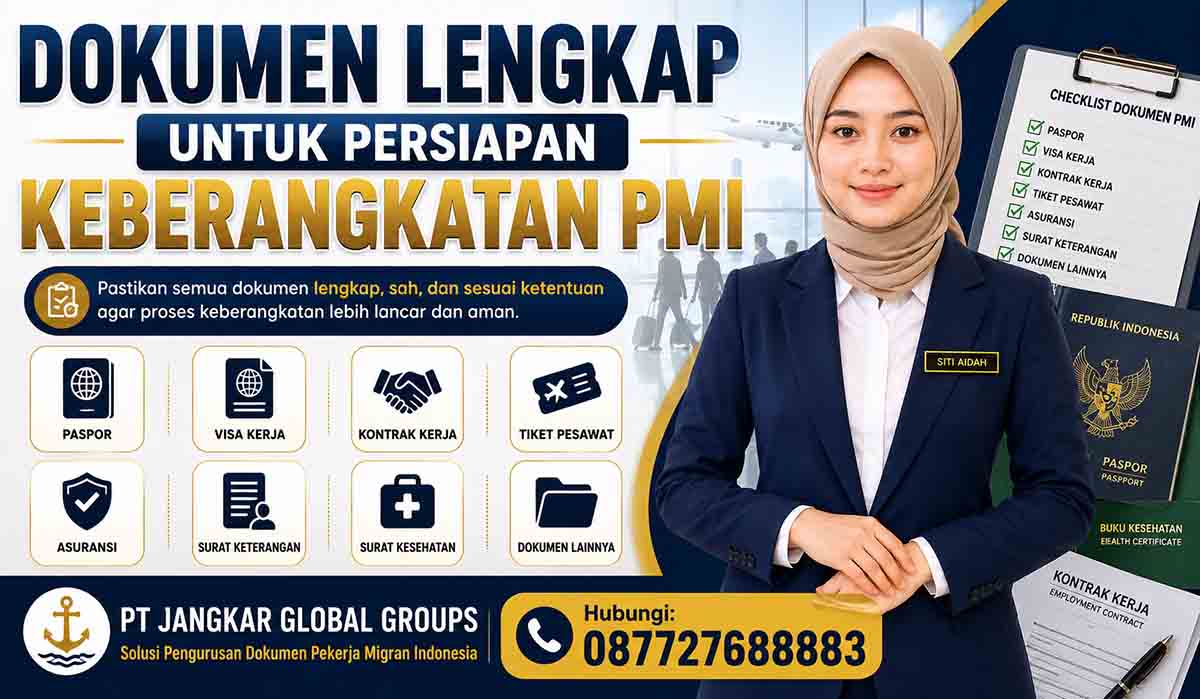 Dokumen Lengkap untuk Persiapan Keberangkatan PMI