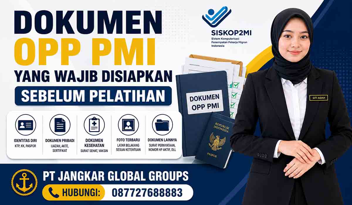 Dokumen OPP PMI yang Wajib Disiapkan Sebelum Pelatihan