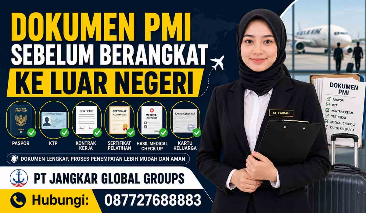 Dokumen PMI Sebelum Berangkat ke Luar Negeri