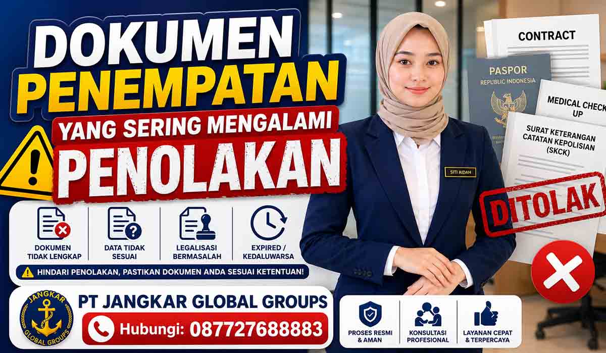 Dokumen Penempatan yang Sering Mengalami Penolakan