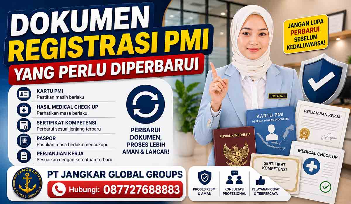 Dokumen Registrasi PMI yang Perlu Diperbarui