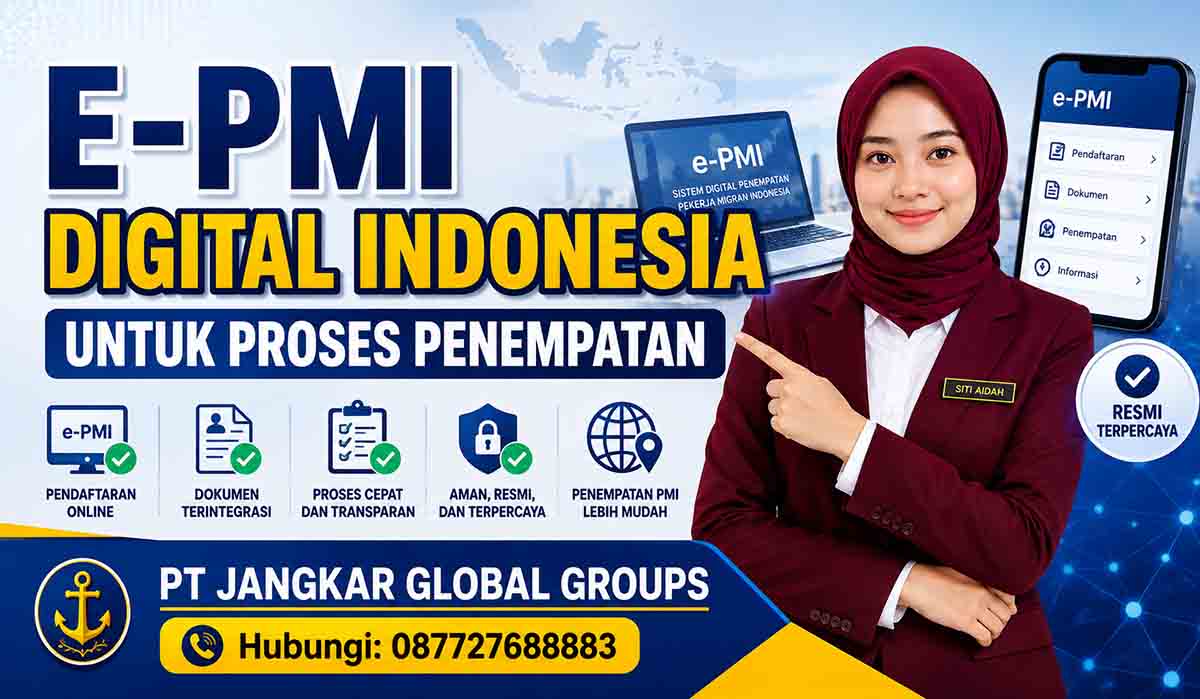 E PMI Digital Indonesia untuk Proses Penempatan