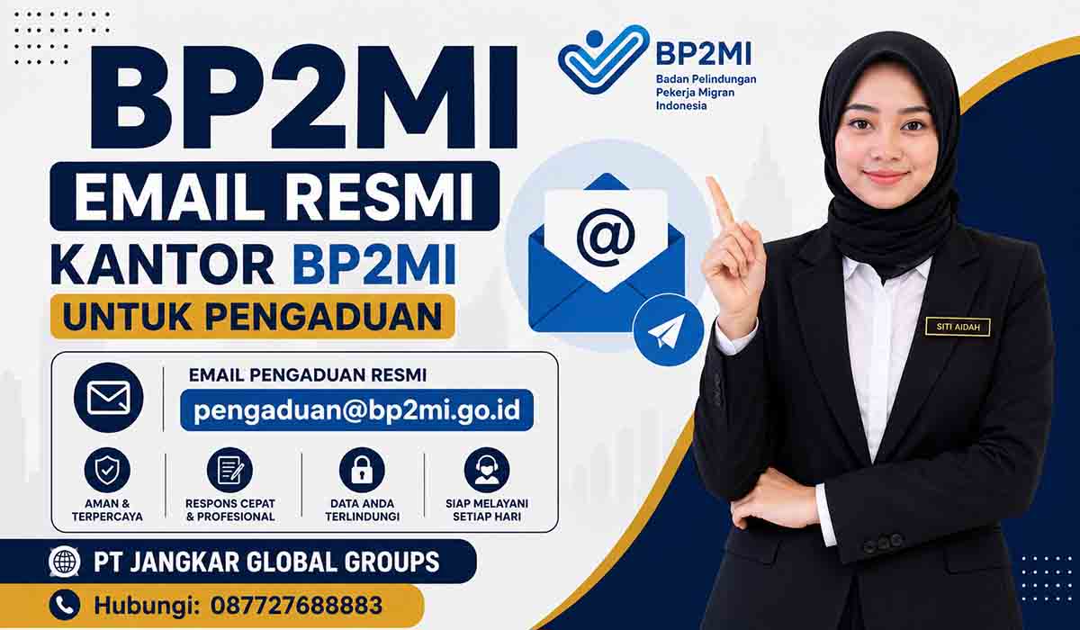 Email Resmi Kantor BP2MI untuk Pengaduan