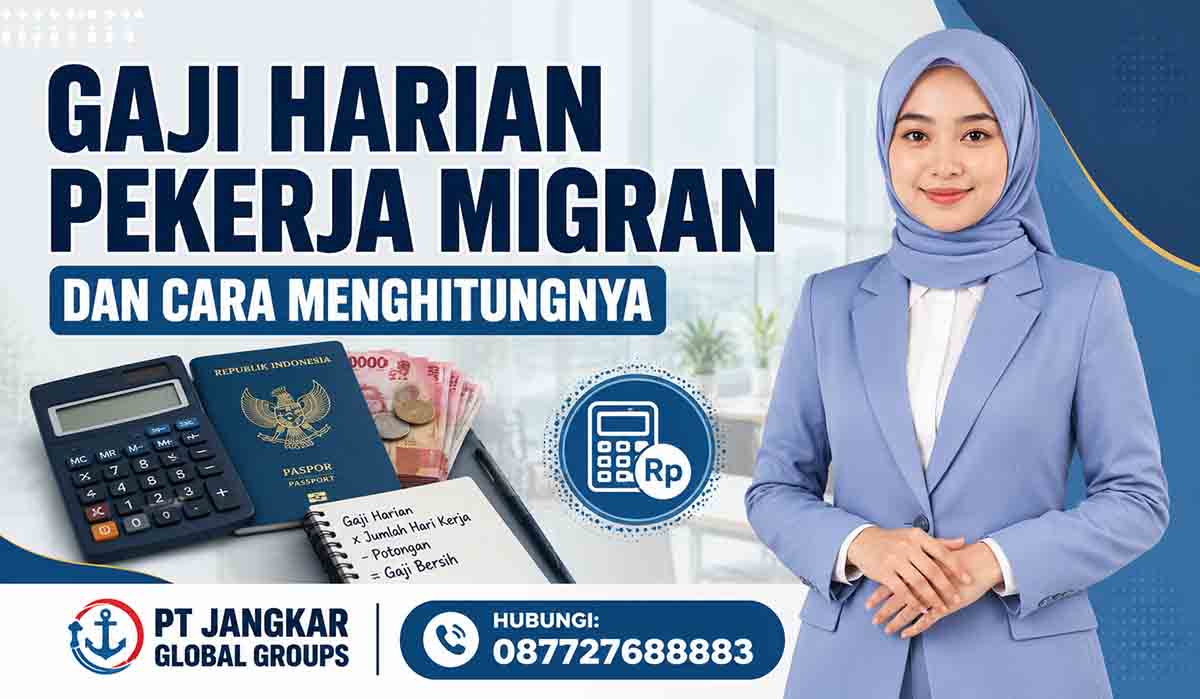 Gaji Harian Pekerja Migran dan Cara Menghitungnya