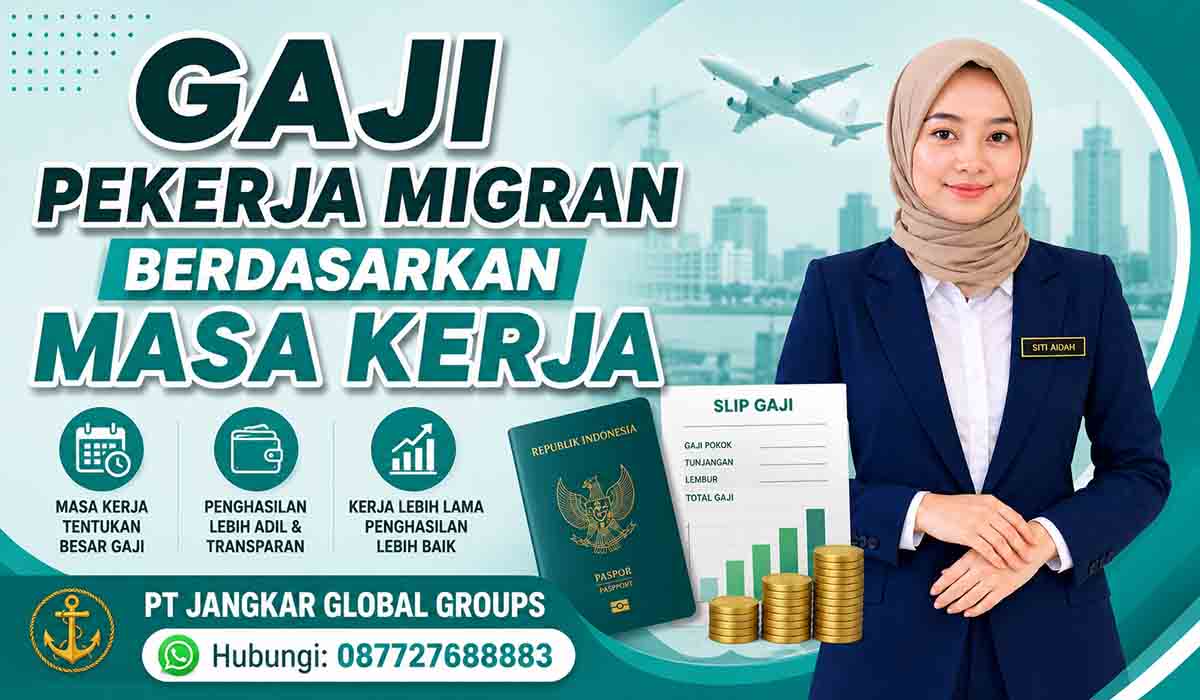 Gaji Pekerja Migran Berdasarkan Masa Kerja
