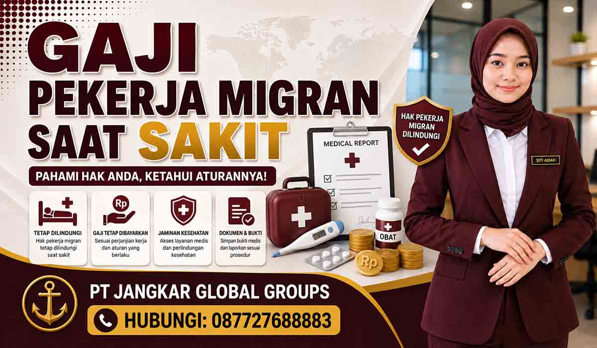 Gaji Pekerja Migran Saat Sakit