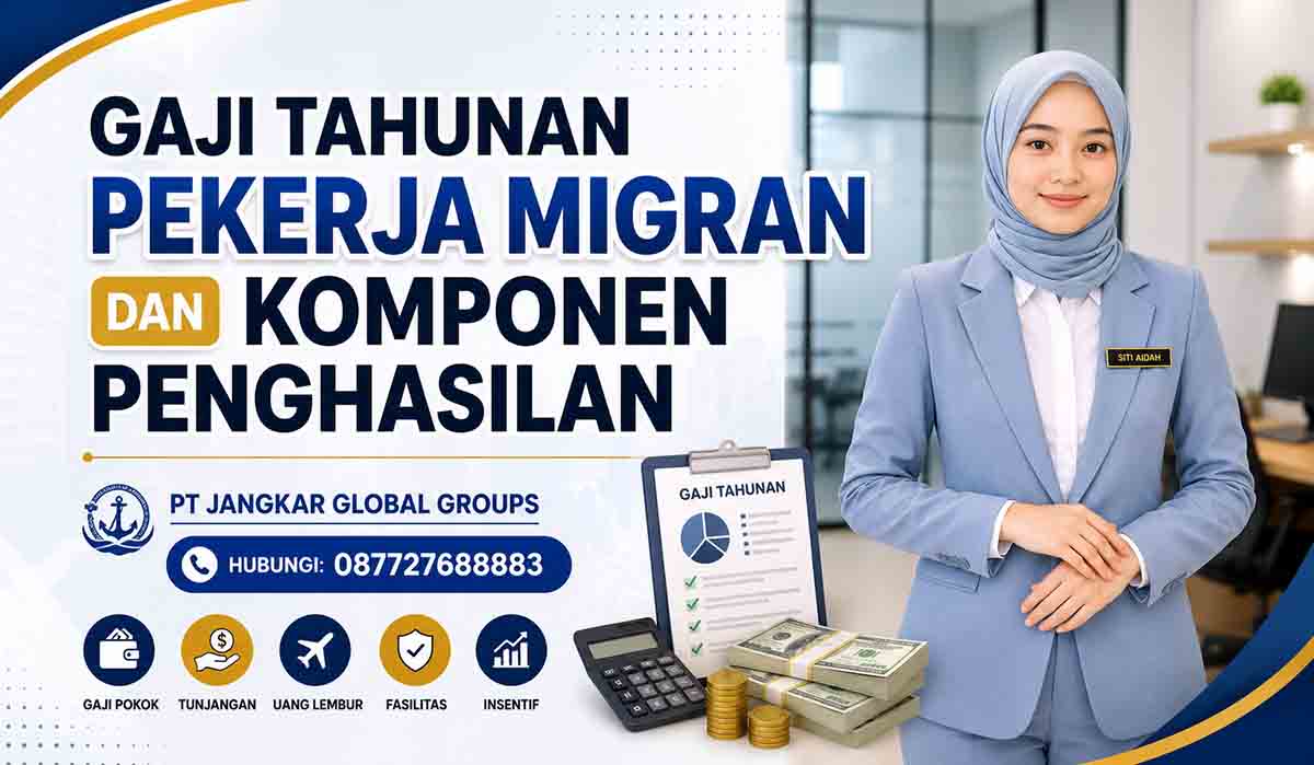 Gaji Tahunan Pekerja Migran dan Komponen Penghasilan
