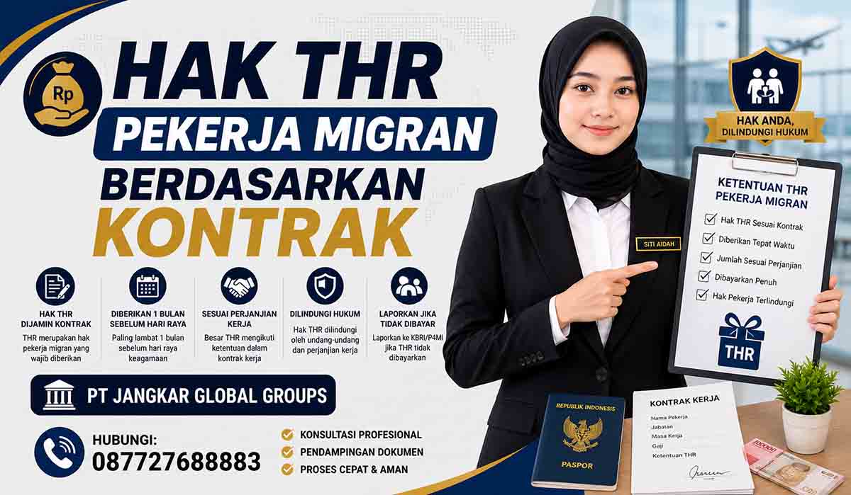 Hak THR Pekerja Migran Berdasarkan Kontrak