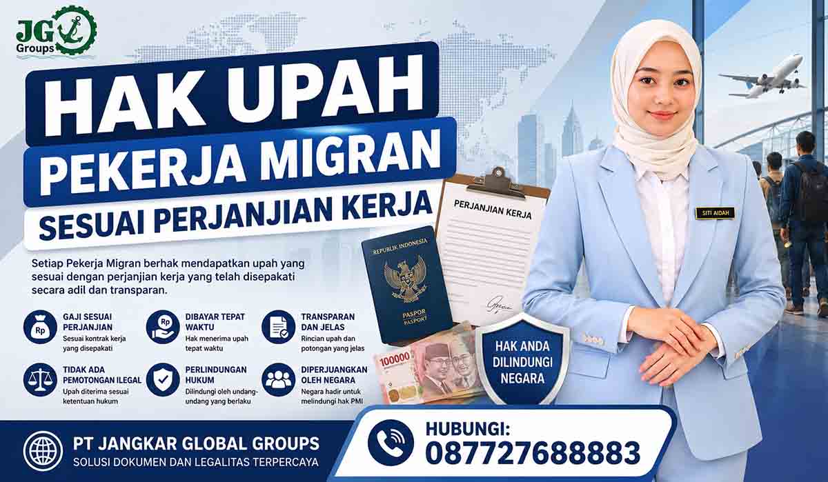 Hak Upah Pekerja Migran Sesuai Perjanjian Kerja