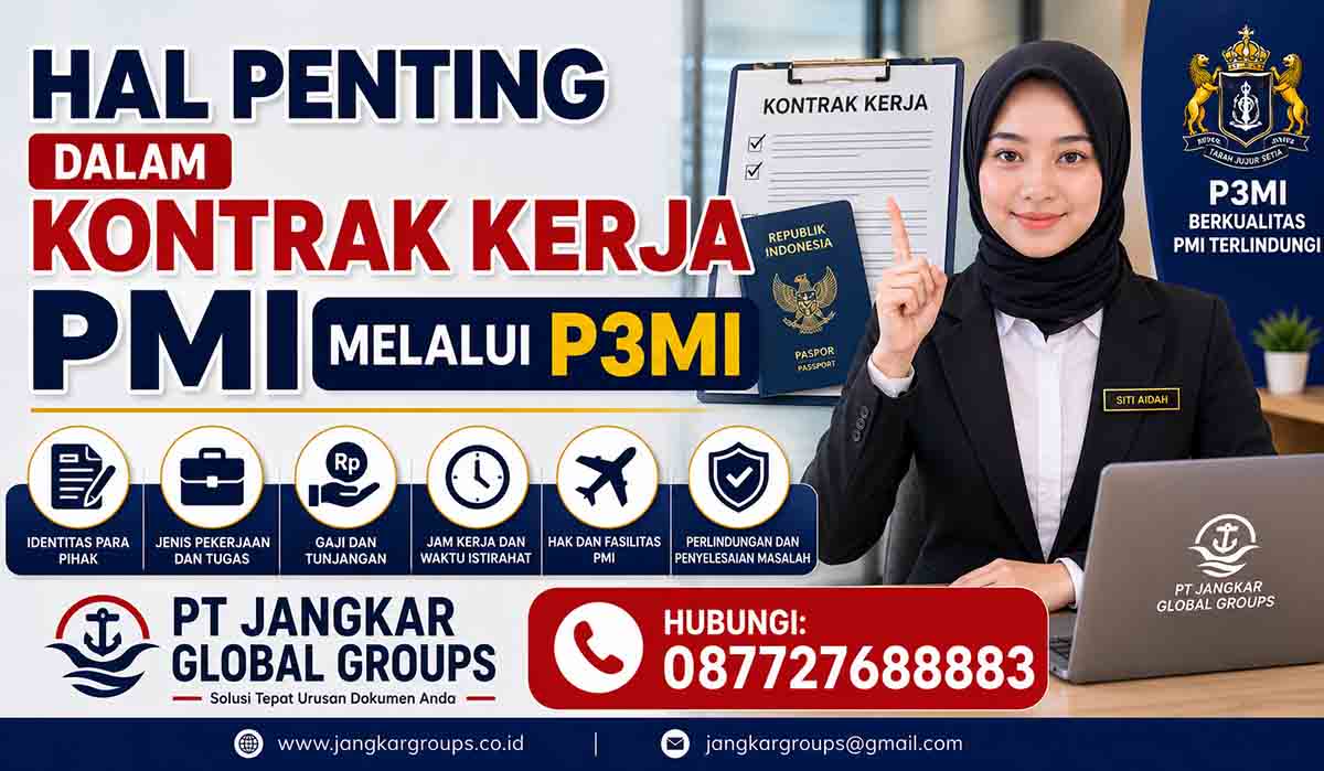 Hal Penting dalam Kontrak Kerja PMI melalui P3MI