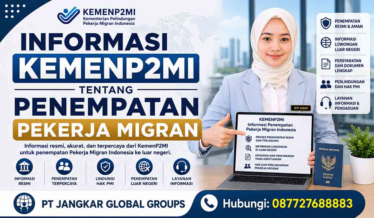 Informasi KemenP2MI tentang Penempatan Pekerja Migran