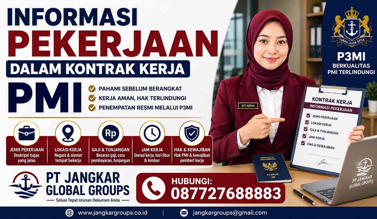 Informasi Pekerjaan dalam Kontrak Kerja PMI
