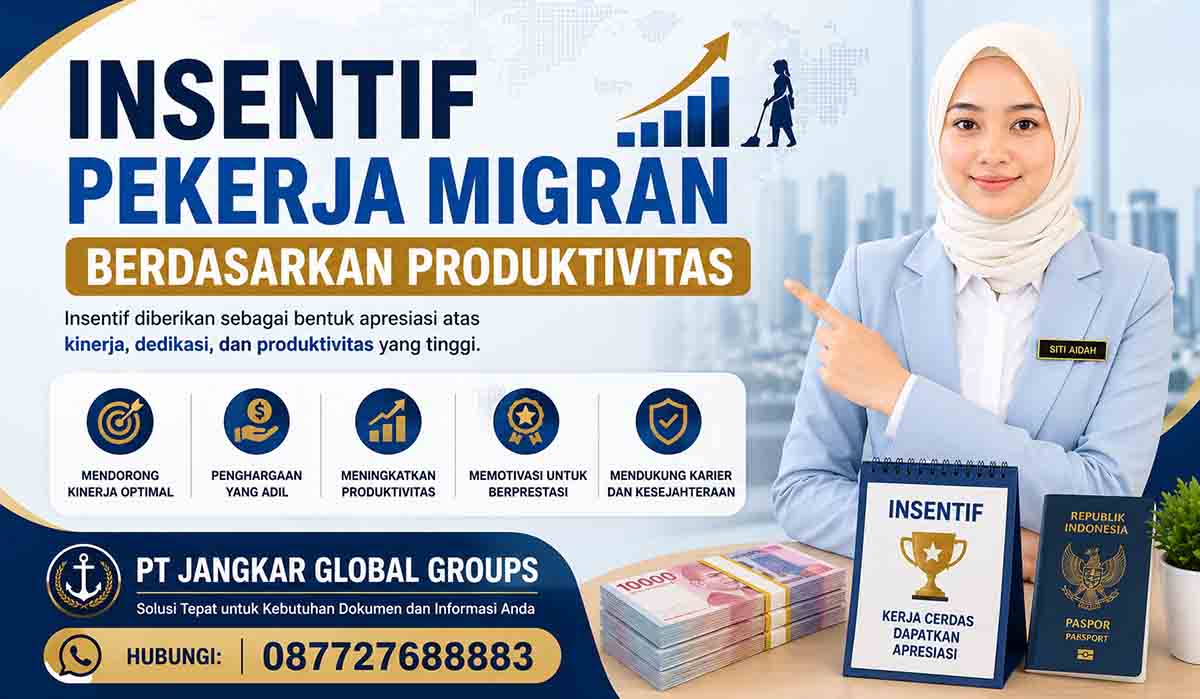 Insentif Pekerja Migran Berdasarkan Produktivitas