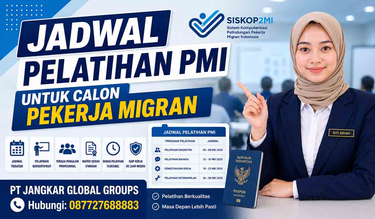 Jadwal Pelatihan PMI untuk Calon Pekerja Migran