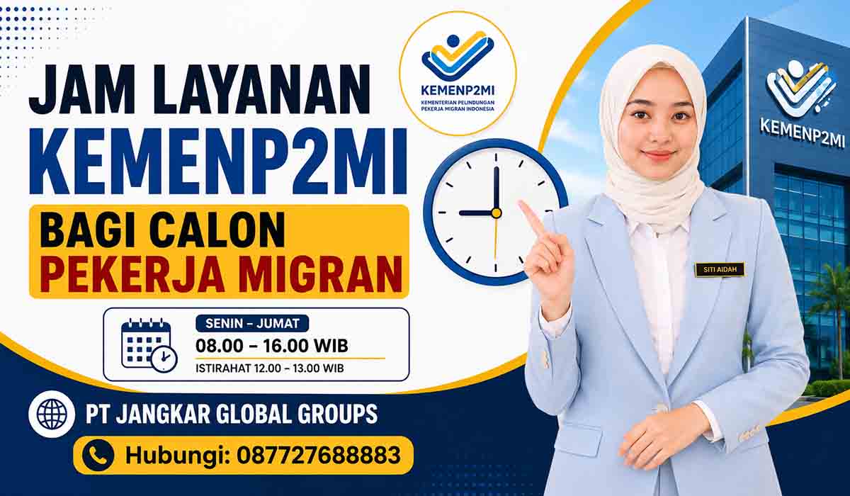 Jam Layanan KemenP2MI bagi Calon Pekerja Migran