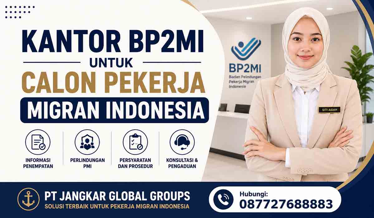 Kantor BP2MI untuk Calon Pekerja Migran Indonesia
