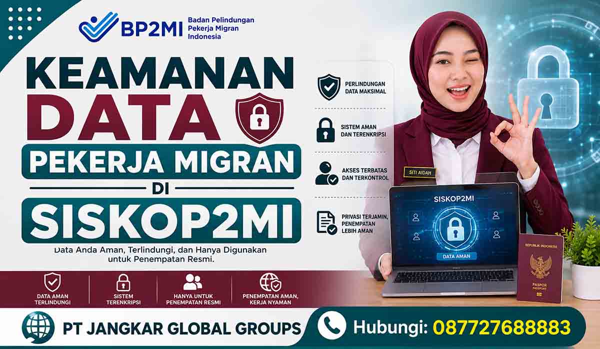 Keamanan Data Pekerja Migran di SISKOP2MI