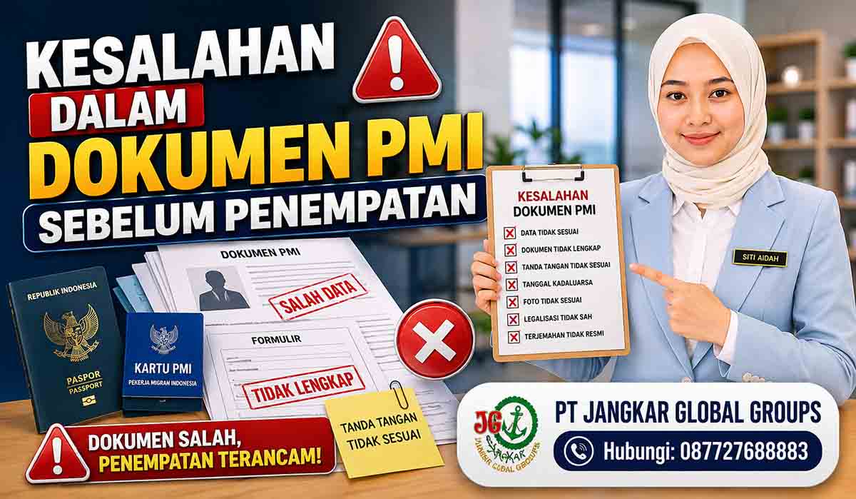 Kesalahan dalam Dokumen PMI Sebelum Penempatan