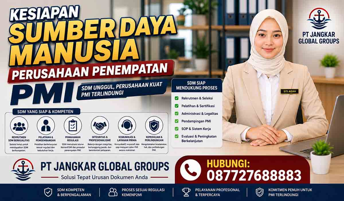 Kesiapan Sumber Daya Manusia Perusahaan Penempatan PMI
