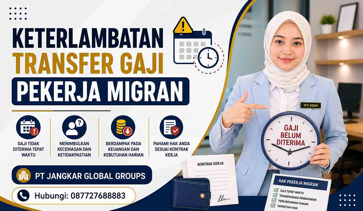 Keterlambatan Transfer Gaji Pekerja Migran
