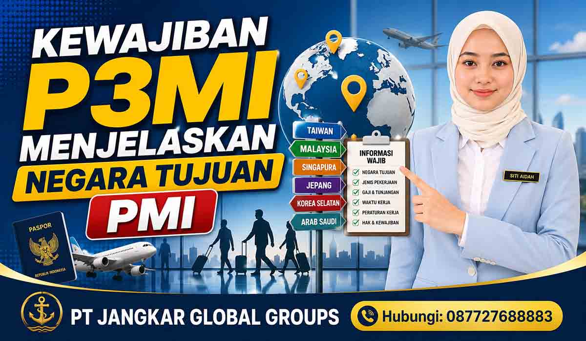 Kewajiban P3MI Menjelaskan Negara Tujuan PMI
