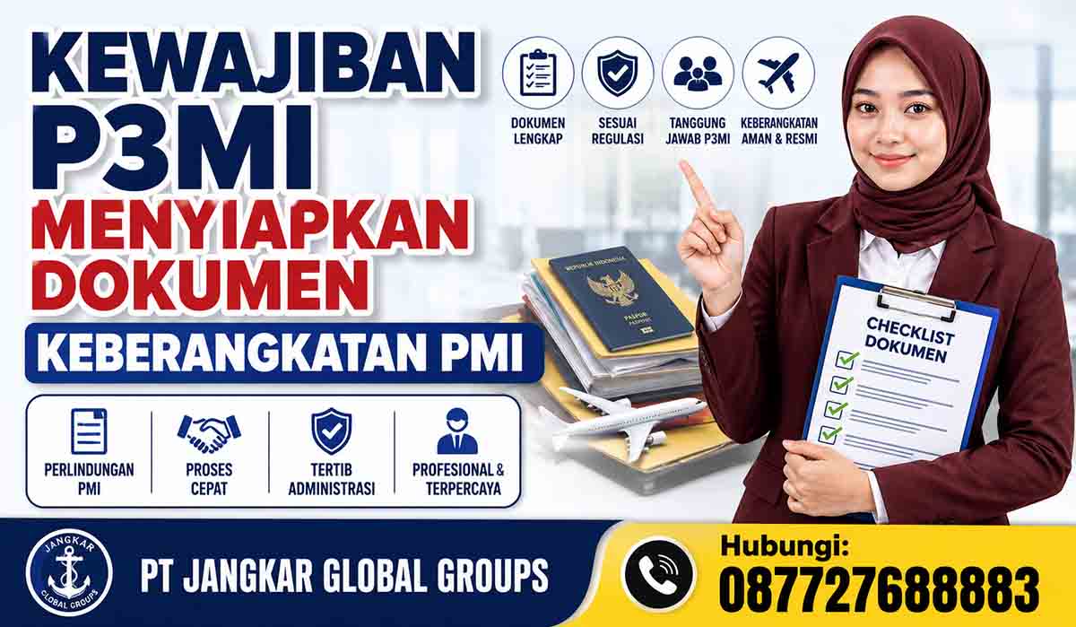 Kewajiban P3MI Menyiapkan Dokumen Keberangkatan PMI