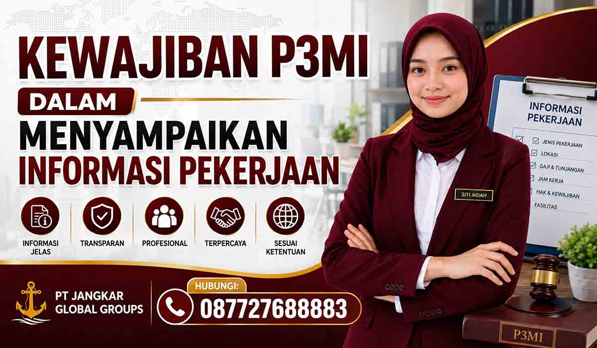 Kewajiban P3MI dalam Menyampaikan Informasi Pekerjaan
