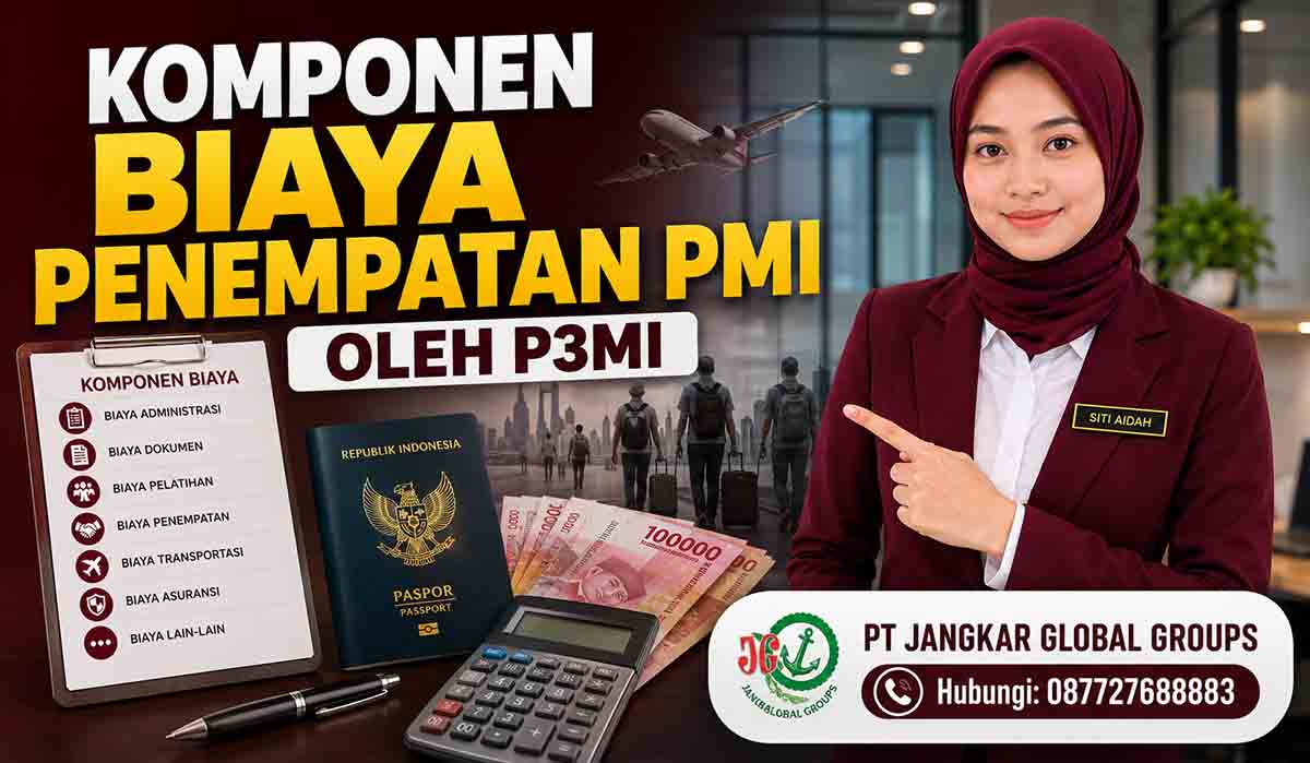Komponen Biaya Penempatan PMI oleh P3MI