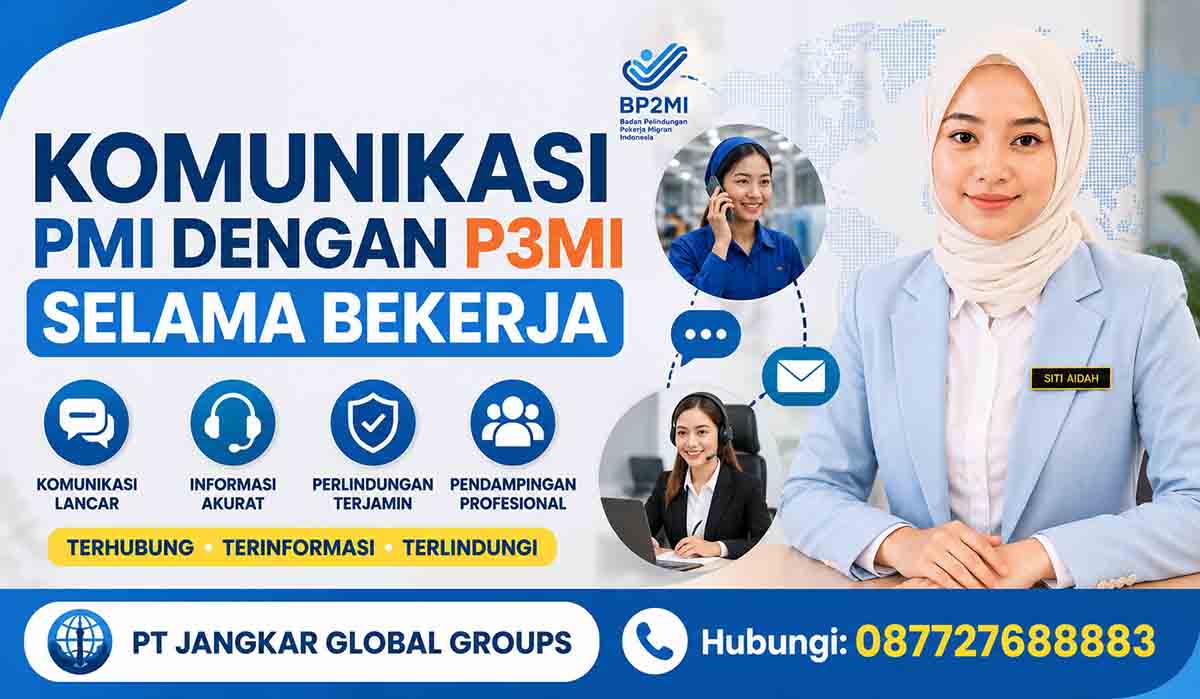 Komunikasi PMI dengan P3MI Selama Bekerja