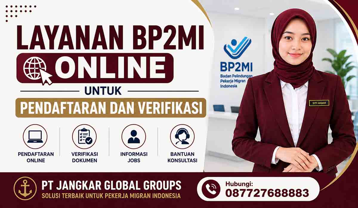 Layanan BP2MI Online untuk Pendaftaran dan Verifikasi