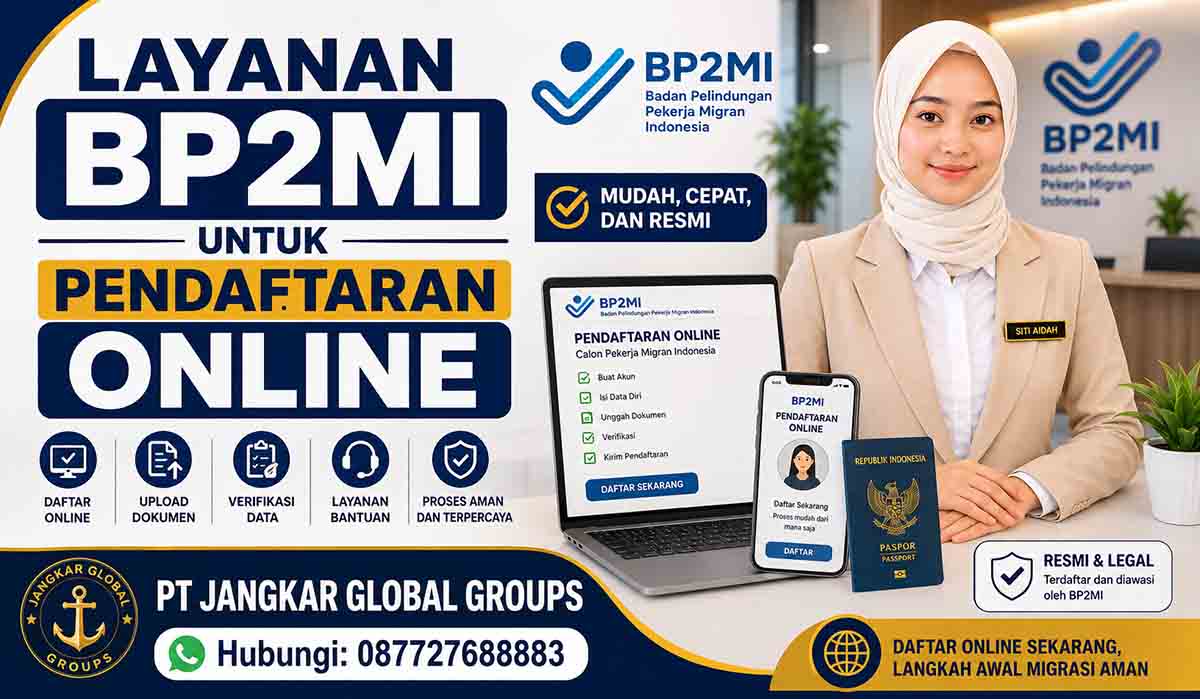 Layanan BP2MI untuk Pendaftaran Online