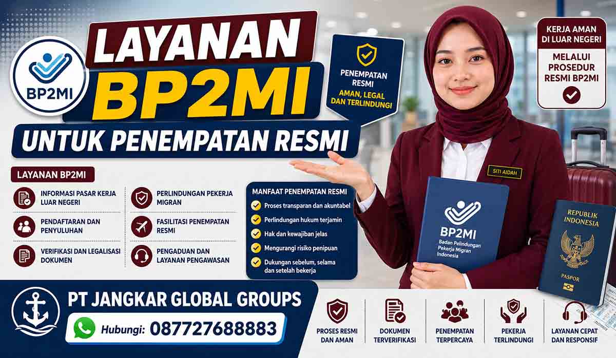 Layanan BP2MI untuk Penempatan Resmi