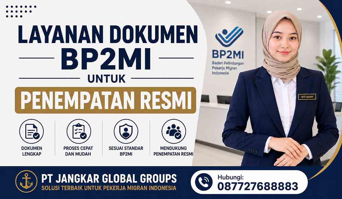 Layanan Dokumen BP2MI untuk Penempatan Resmi