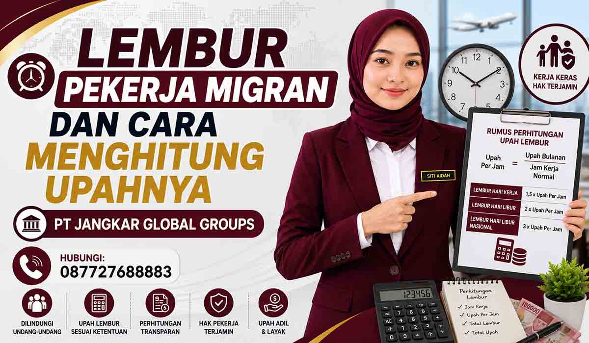 Lembur Pekerja Migran dan Cara Menghitung Upahnya