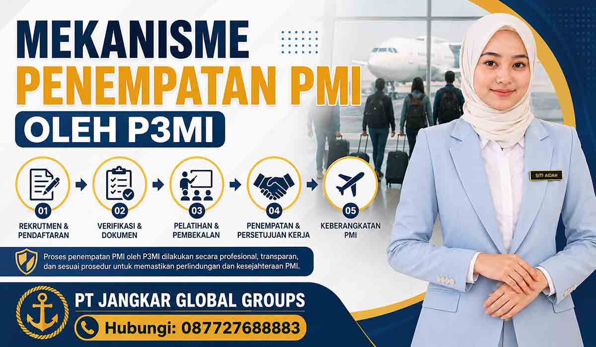 Mekanisme Penempatan PMI oleh P3MI