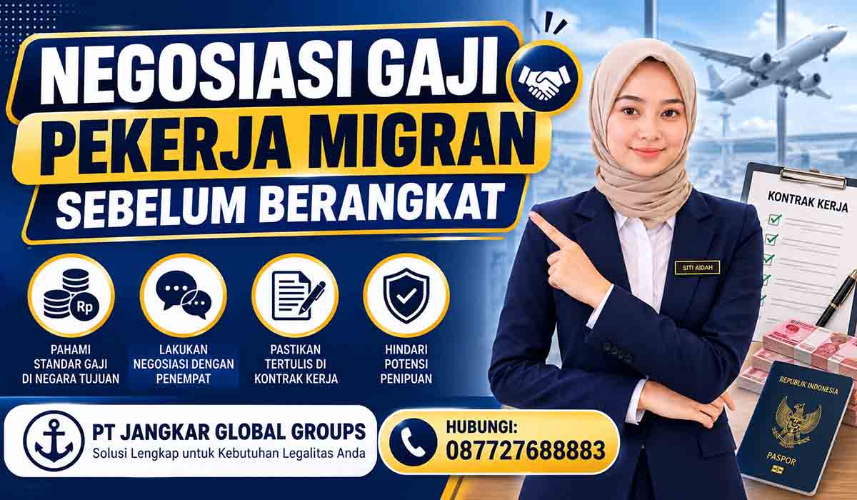 Negosiasi Gaji Pekerja Migran Sebelum Berangkat