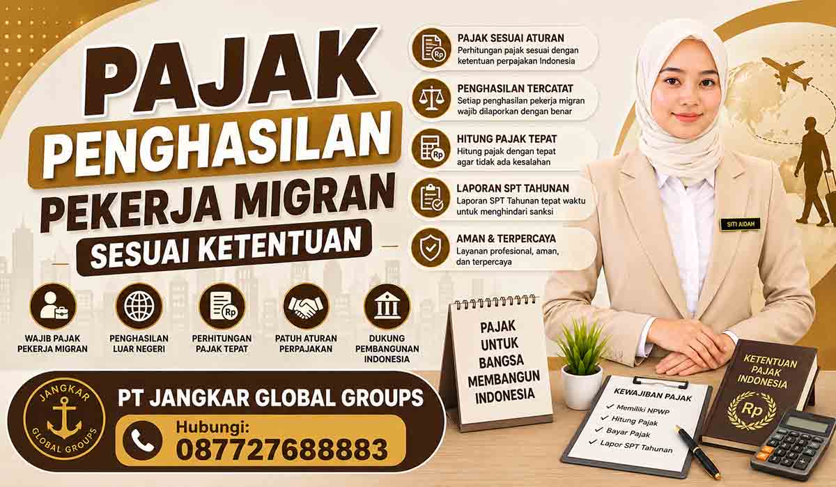 Pajak Penghasilan Pekerja Migran Sesuai Ketentuan