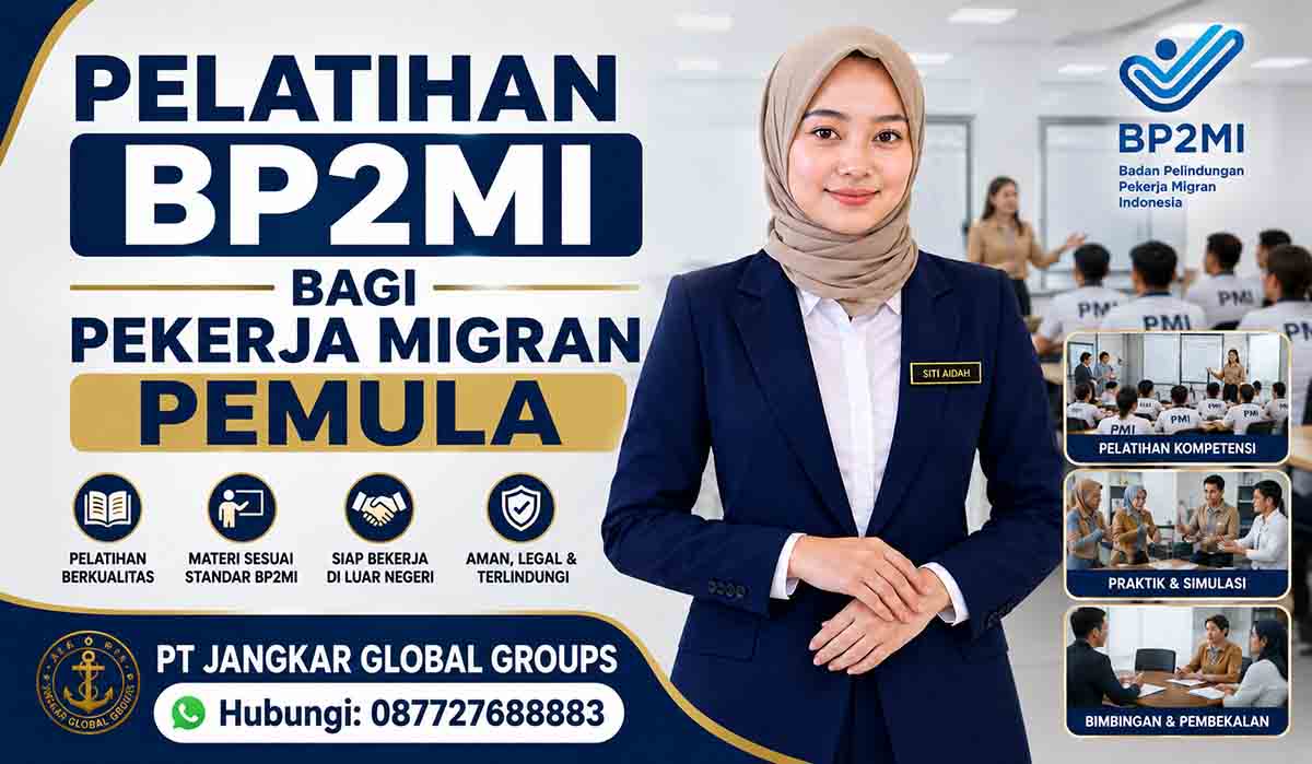 Pelatihan BP2MI bagi Pekerja Migran Pemula