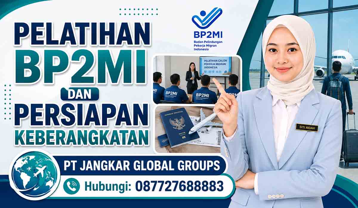 Pelatihan BP2MI dan Persiapan Keberangkatan
