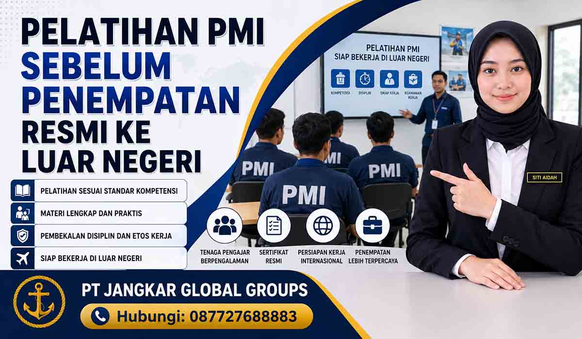 Pelatihan PMI Sebelum Penempatan Resmi ke Luar Negeri