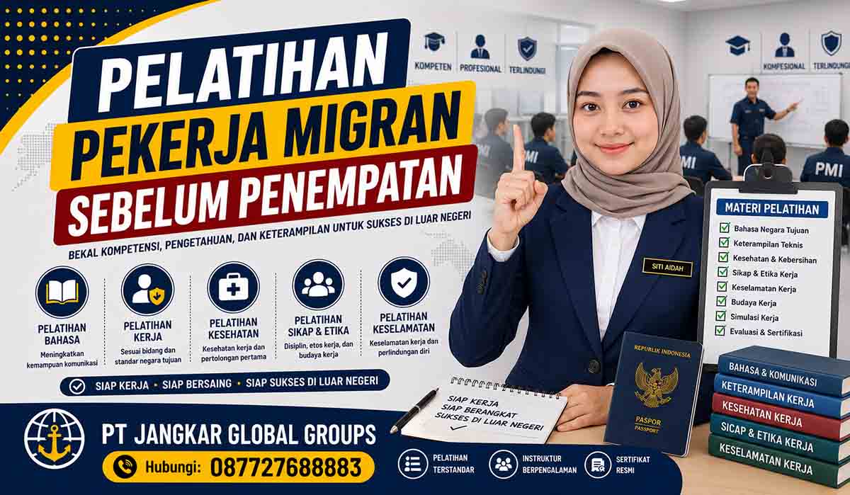 Pelatihan Pekerja Migran Sebelum Penempatan