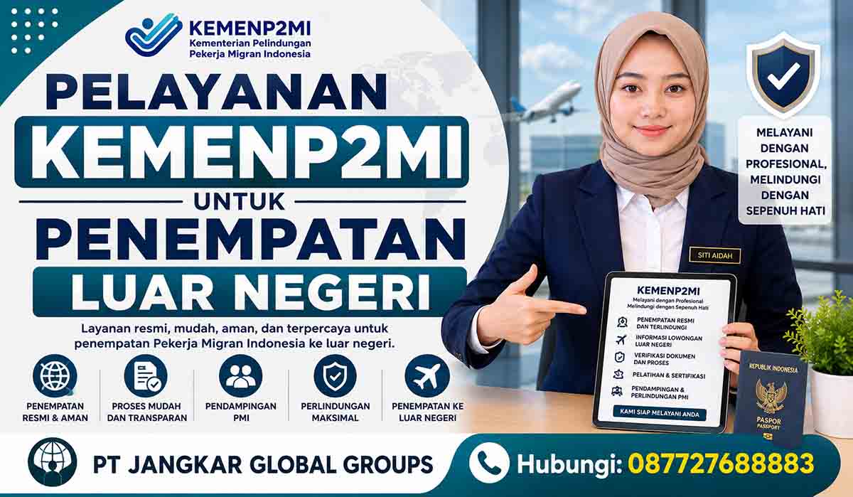 Pelayanan KemenP2MI untuk Penempatan Luar Negeri