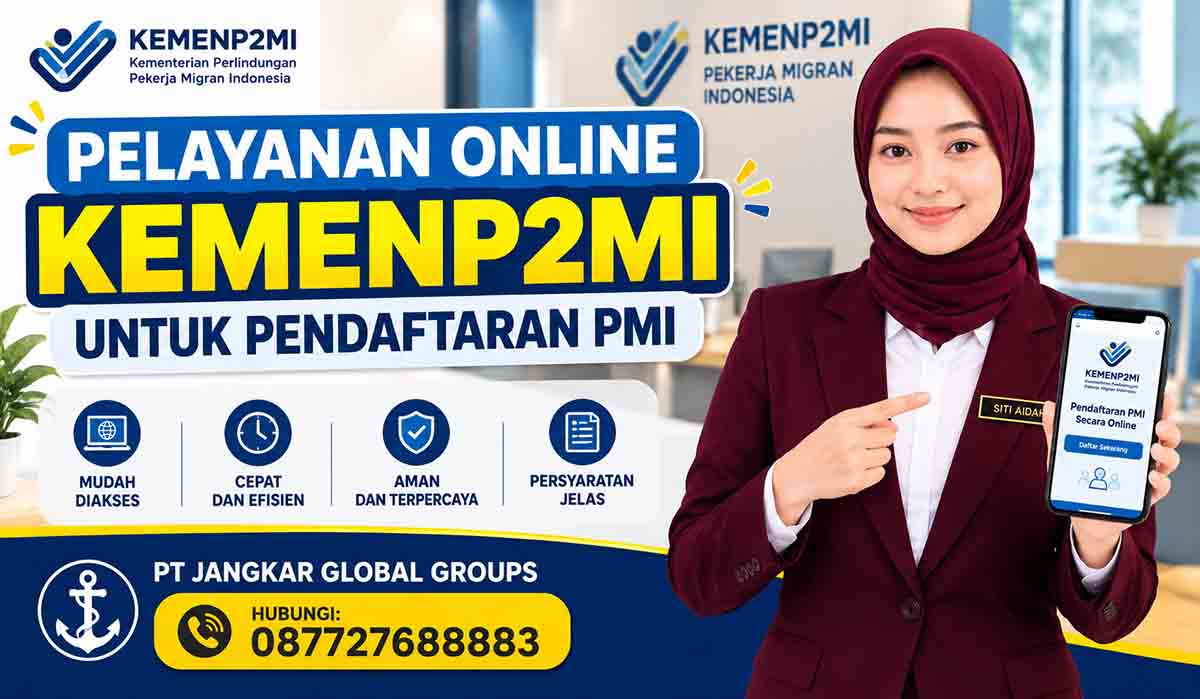 Pelayanan Online KemenP2MI untuk Pendaftaran PMI